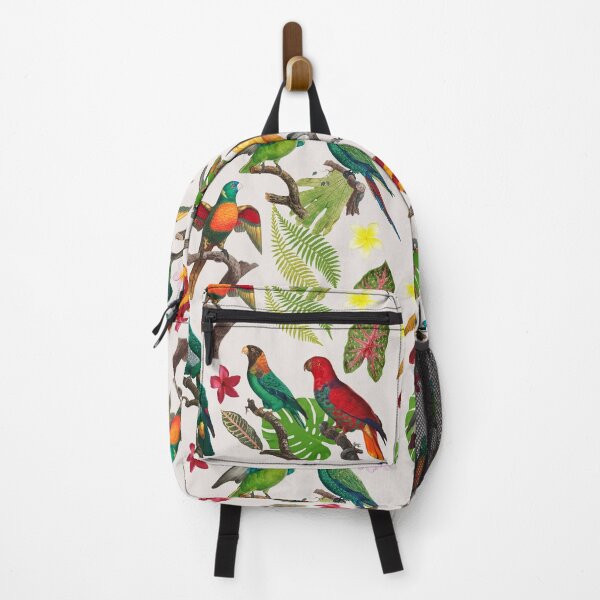 Item preview, Colorful Tropical Parrots, Leaves & Flowers  designed and sold by idovedesign.
