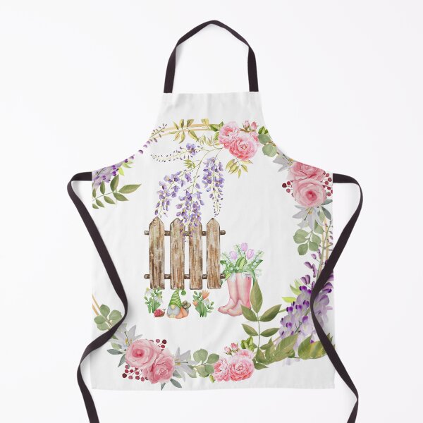 Item preview, Gardening With Fence and Flowers designed and sold by tomorrowsart.