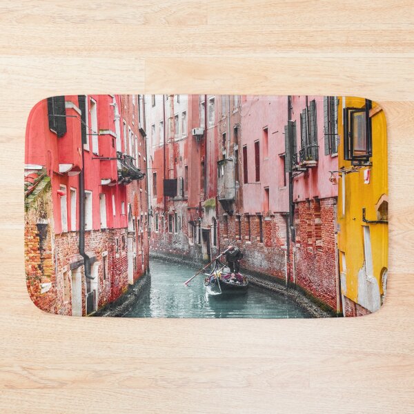 Item preview, Canal side architectural painting designed and sold by rocklegends99.