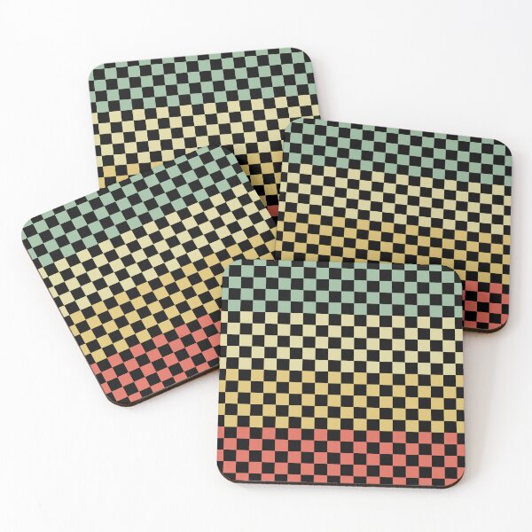 Item preview, Retro Colors Checked Pattern designed and sold by Dan66.