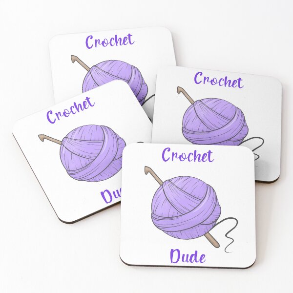 Item preview, Crochet Dude Design, Crochet Hook And Skein, Ball, Of Yarn designed and sold by CasaDiLavanda.