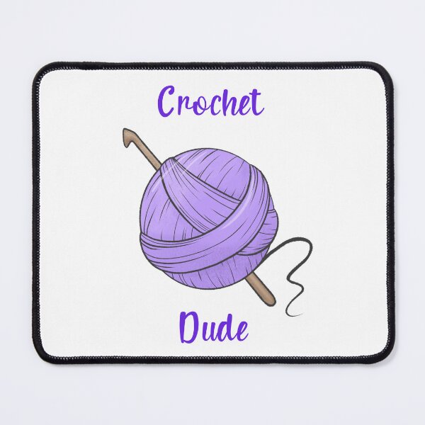 Item preview, Crochet Dude Design, Crochet Hook And Skein, Ball, Of Yarn designed and sold by CasaDiLavanda.