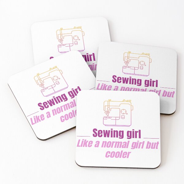 Item preview, sewing girl designed and sold by TaxiFraise.