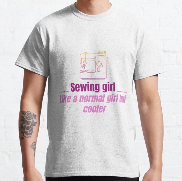 Item preview, sewing girl designed and sold by TaxiFraise.
