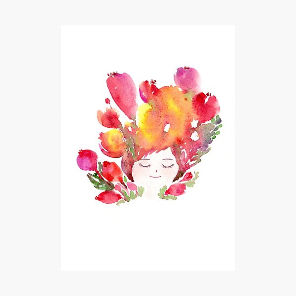 Dreaming about Flowers Photographic Print