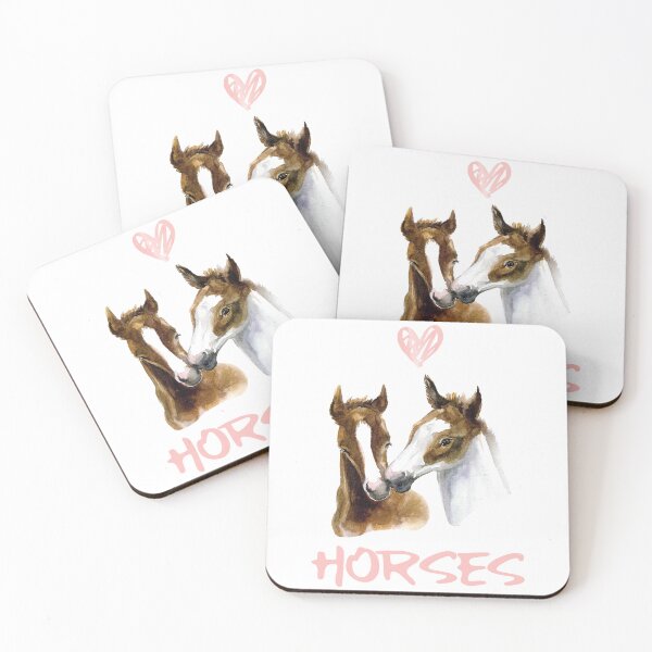 Item preview, I Love Horses Portrait designed and sold by Blok45.