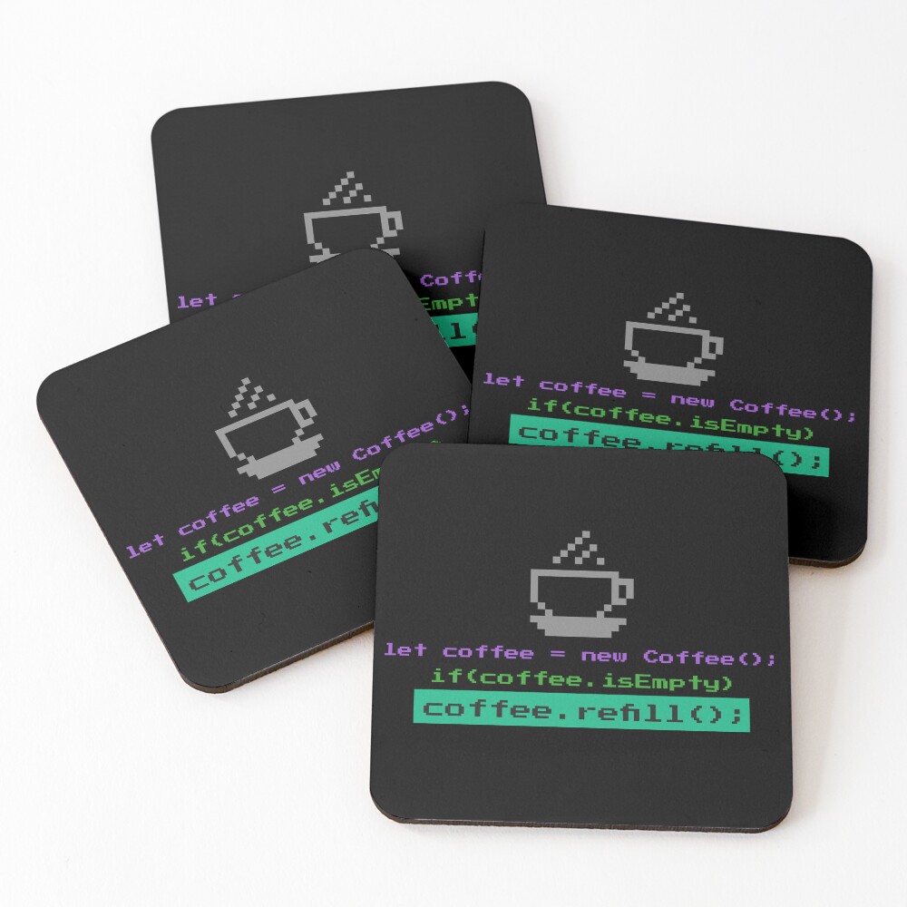 Item preview, Coasters (Set of 4) designed and sold by ComputerGeeksTs.