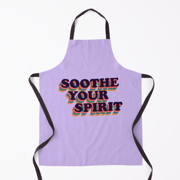 Item preview, Soothe Your Spirit Retro Positive Phrase designed and sold by MindfulMeta.