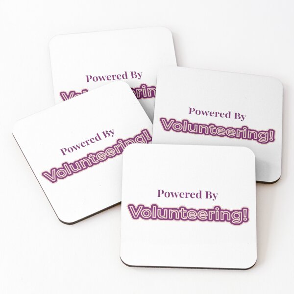 Item preview, Powered By Volunteering designed and sold by cooldesignsalot.