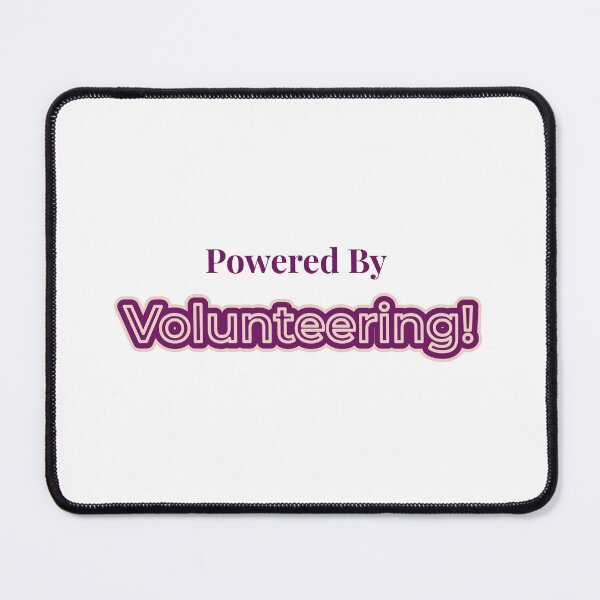 Item preview, Powered By Volunteering designed and sold by cooldesignsalot.