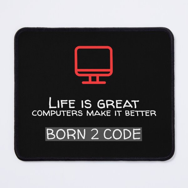 Item preview, Computer Geek Born 2 Code Life is Great designed and sold by ComputerGeeksTs.