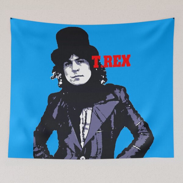 Item preview, T.Rex (Mark Bolan) Blue version designed and sold by RoxanneG.