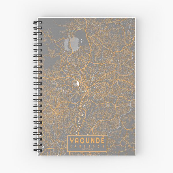 Item preview, Yaounde City Map Cameroon - Bauhaus designed and sold by deMAP.