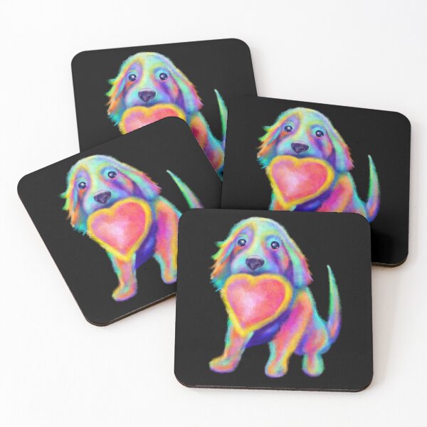 Item preview, Soft Pastel Lovable Rainbow Pup designed and sold by Deborah Camp.