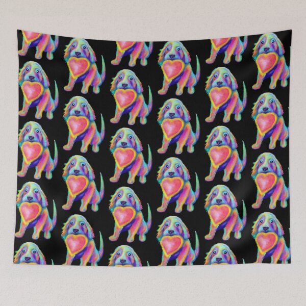 Item preview, Soft Pastel Lovable Rainbow Pup designed and sold by Deborah Camp.