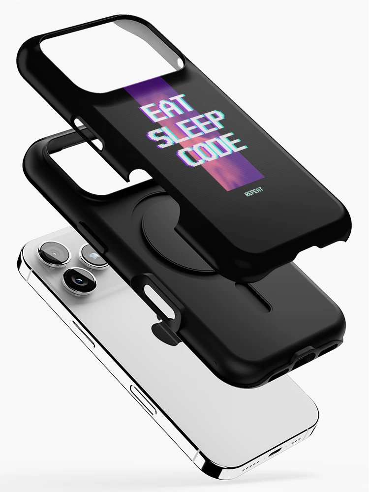 Thumbnail 2 of 4, iPhone Case, Computer Geek Born To Code Simple Code designed and sold by ComputerGeeksTs.