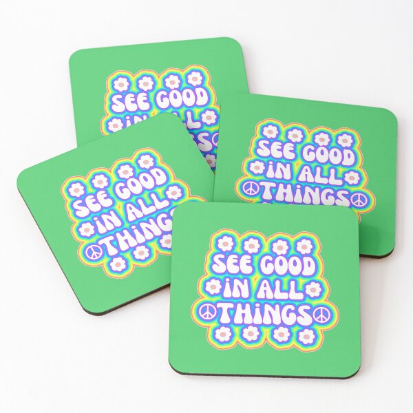 Item preview, See Good in All Things Flowers Peace designed and sold by SunfullyYours.