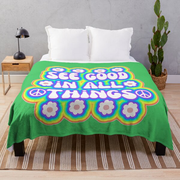 Item preview, See Good in All Things Flowers Peace designed and sold by SunfullyYours.