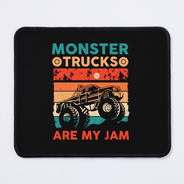 Item preview, Monster trucks are my jam designed and sold by pnkpopcorn.