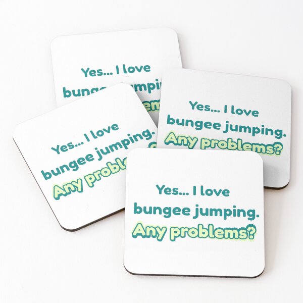 Item preview, I love Bungee Jumping designed and sold by cooldesignsalot.