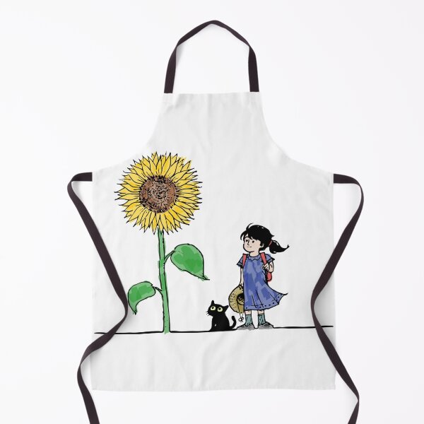 Item preview, Sunflower Girl and her Cat designed and sold by JustCoolShop.