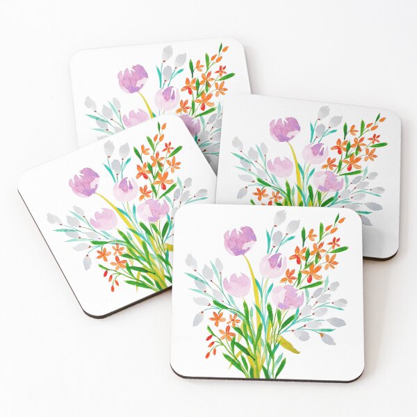Item preview, 4 Lilac Tulips designed and sold by Orly Fuchs Galchen.