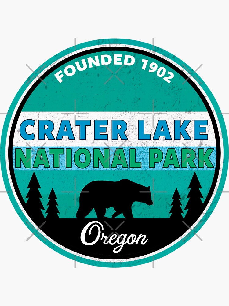 CRATER LAKE NATIONAL PARK OREGON BEAR MOUNTAINS 2 by MyHandmadeSigns
