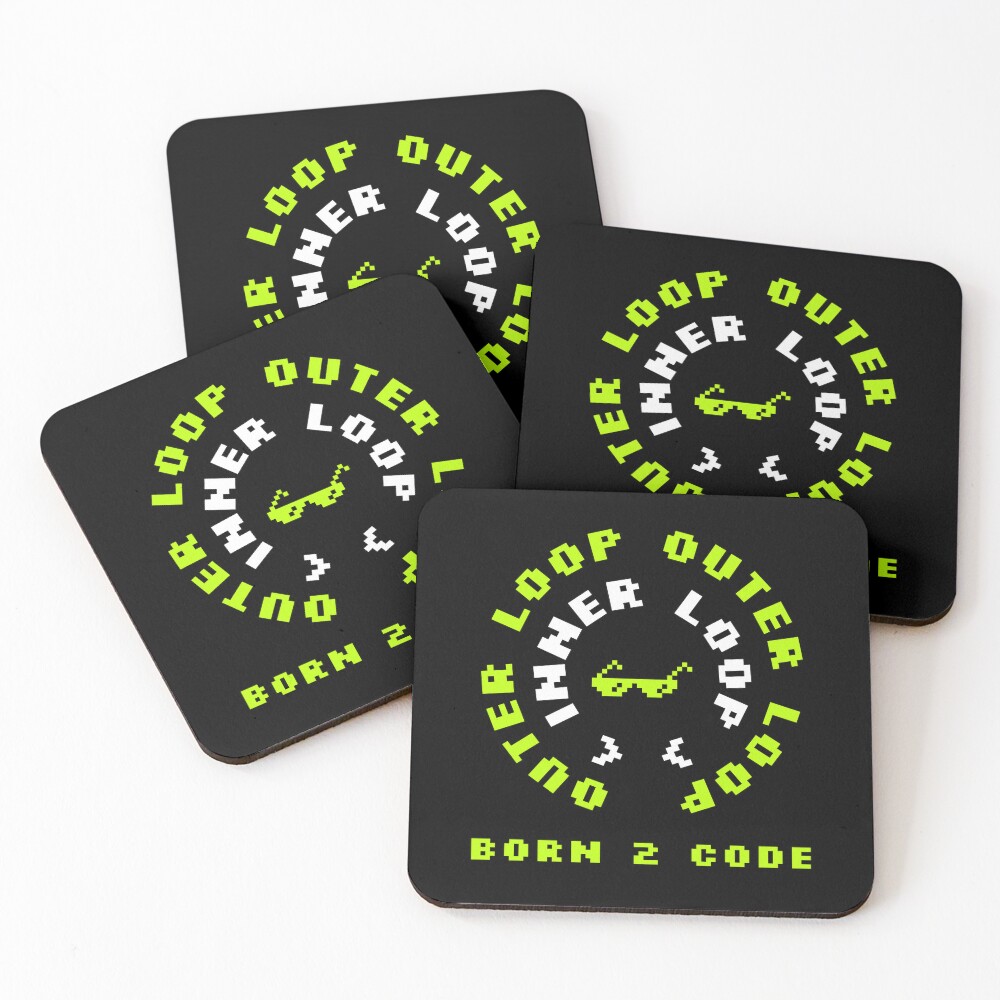 Item preview, Coasters (Set of 4) designed and sold by ComputerGeeksTs.