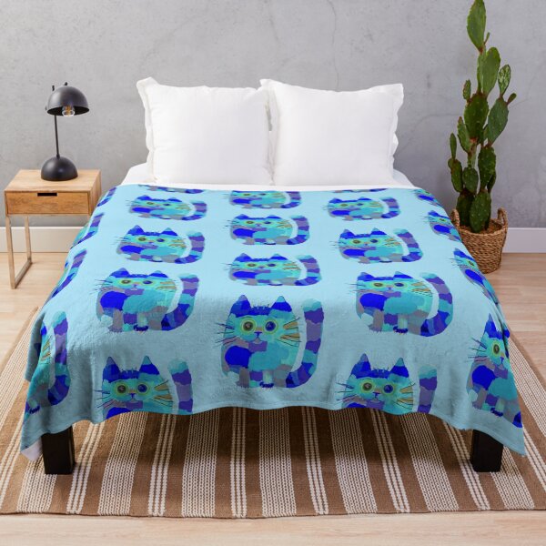 Item preview, Funny Cat, Pale Blue designed and sold by PeckoBird.