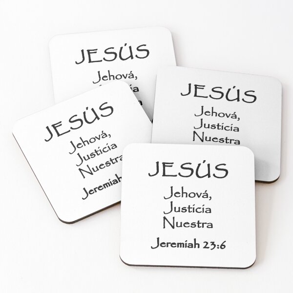 Item preview, Jeremiah 23:6 Jesus Lord Our Righteousness Spanish Bible Verse designed and sold by NombresDeJesus.