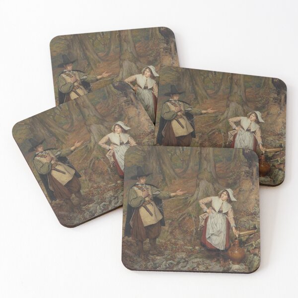 Item preview, 17th Century Couple by Edgar Bundy designed and sold by Vintage Designs +.