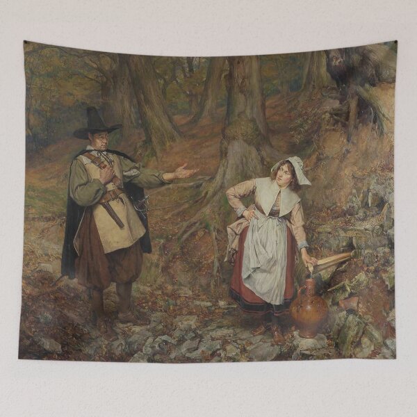Item preview, 17th Century Couple by Edgar Bundy designed and sold by Vintage Designs +.