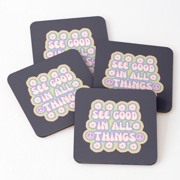 Item preview, See Good in All Things Flowers Peace designed and sold by SunfullyYours.