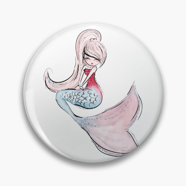 Item preview, Mermaid Watercolor desing decorate crafts designed and sold by Aramdesing.