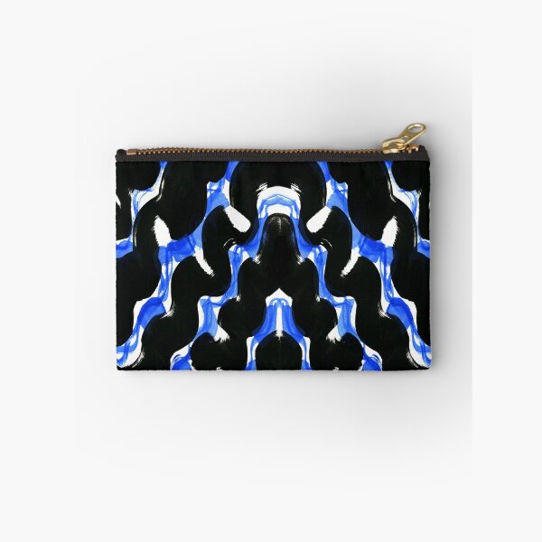 Item preview, Black and Blue Space Wave Painting designed and sold by Jean Foos.