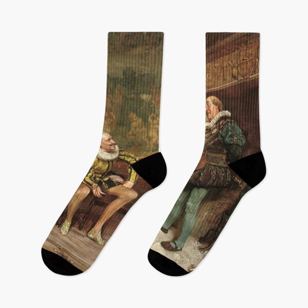 Artikelvorschau, Chatting Noblemen vintage painting by Edgar Bundy entworfen und verkauft von Vintage Designs +.