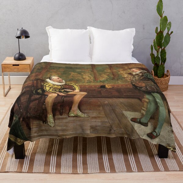 Item preview, Chatting Noblemen vintage painting by Edgar Bundy designed and sold by Vintage Designs +.