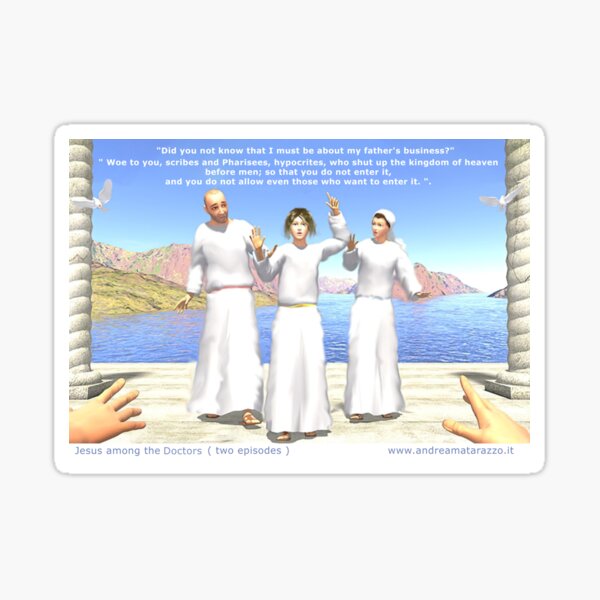 Jesus among the Doctors Sticker