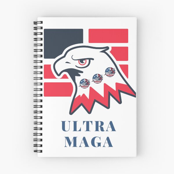 Item preview, Ultra maga eagle with fighter icons best start of the year designed and sold by klimov0101.