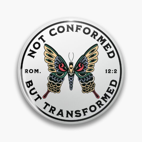 Item preview, Transformed  Tattoo Badge Design designed and sold by BibleGraphics.
