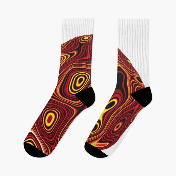 Item preview, Condensed Elegance red and yellow  artwork designed and sold by Synchropact.