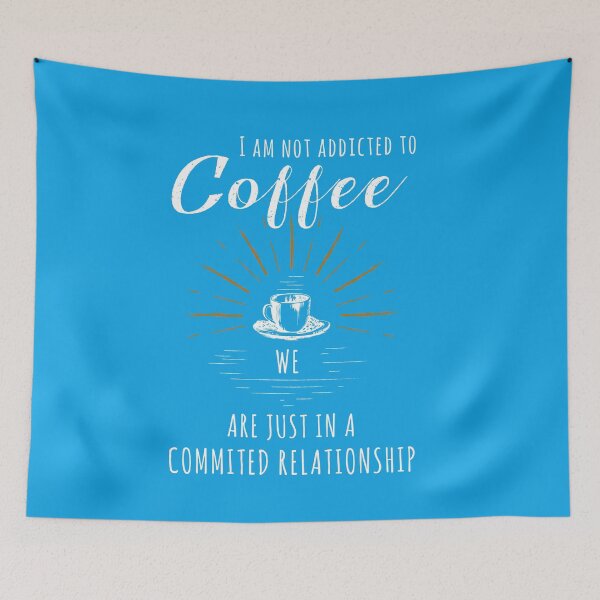 Item preview, I Am Not Addicted to Coffee designed and sold by teashorts.