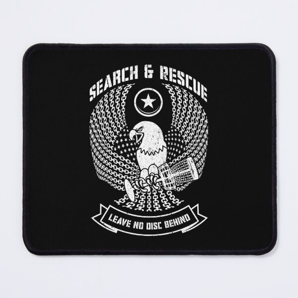 Item preview, Disc Golf Search & Rescue Funny American Flag Eagle Basket designed and sold by GrandeDuc.