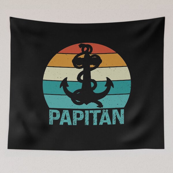 Item preview, Papitän Vatertag bester Papa Anker Norden Kapitän designed and sold by Tatus Brinal.