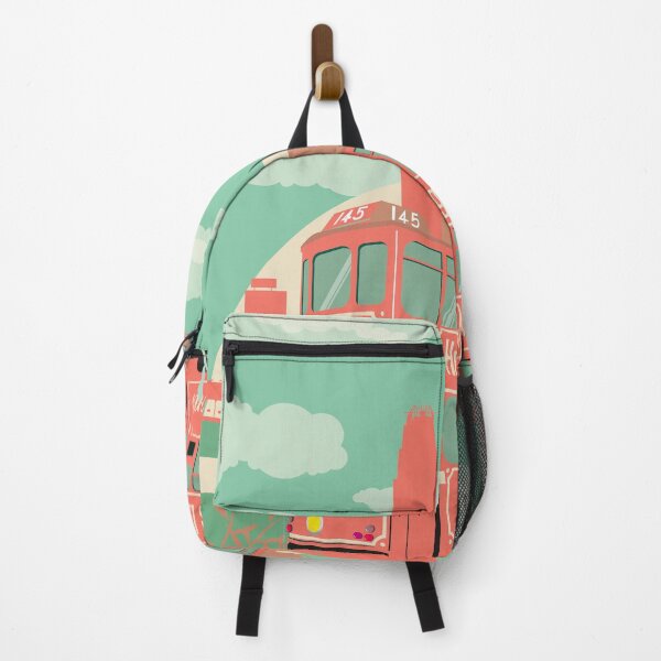 Item preview, Hong Kong vintage travel poster. Hong Kong Tramway and Skyline. designed and sold by Boogosh.