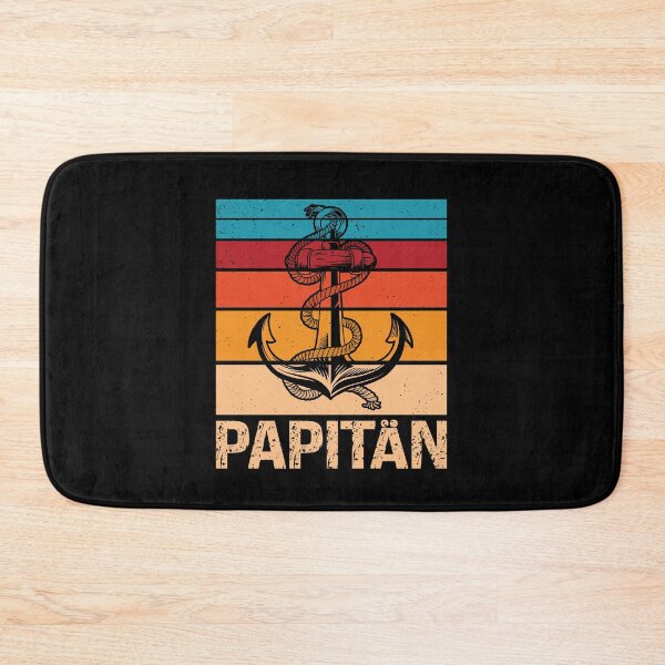 Item preview, Papitän | Papa und Kapitän Lustiges Retro Anker Vatertag designed and sold by Tatus Brinal.