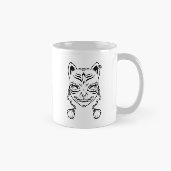 Item preview, Kitsune Japanese Queen Fox Mask designed and sold by BakaOutfit.