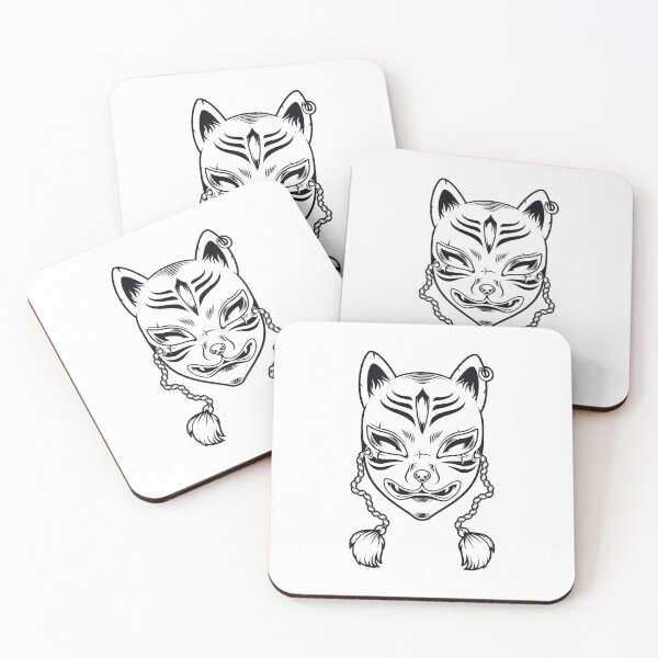Item preview, Kitsune Japanese Queen Fox Mask designed and sold by BakaOutfit.