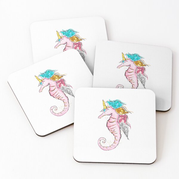 Item preview, Sea horse watercolor desing decorate crafts designed and sold by Aramdesing.