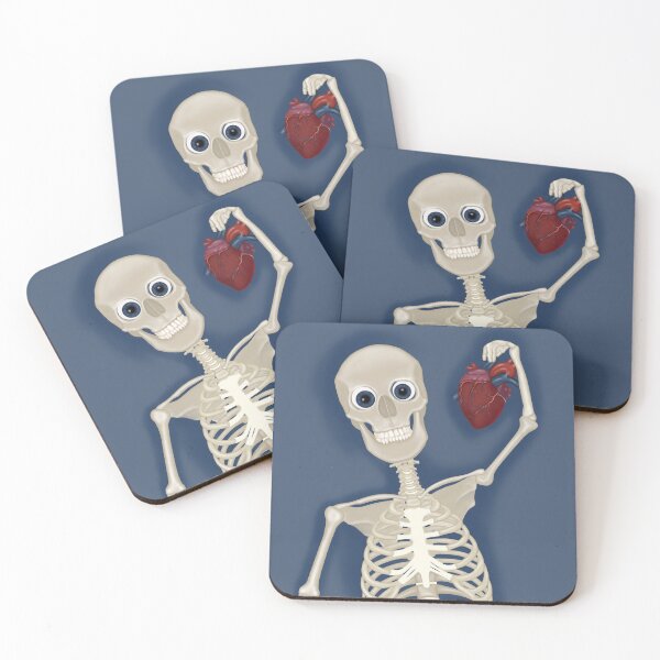 Item preview, skeleton with anatomy heart designed and sold by Ileedesign.